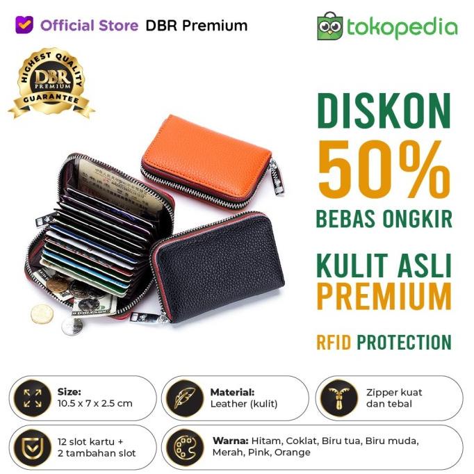 

HOT PROMO DOMPET KARTU CARD HOLDER RFID 7155 KULIT BERKUALITAS 12 SLOT KARTU