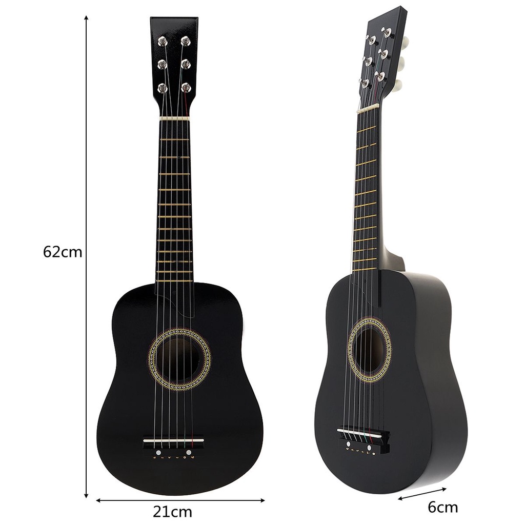 Gitar Akustik Basswood 25 Inci Dengan Senar Pick