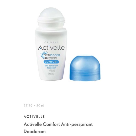 ACTIVELLE DEODORANT ROLL ON FAIRNESS / INVISIBLE / EXTREME / FRESH / ACTIVELLE ACTIBOOST COMFORT ANTI PERSPIRANT DEODORANT CREAM