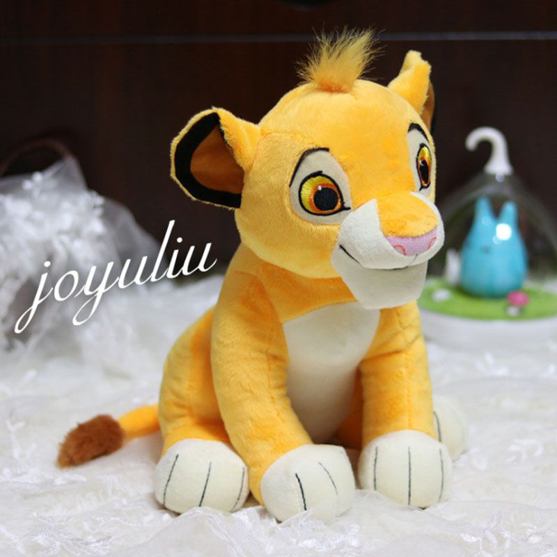 26cm/10&quot;Soft Plush Stuffed Simba Lion Toy Cartoon Movie Character Model Children Gift Soft Plush