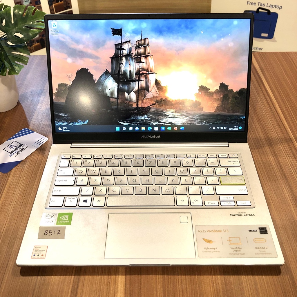 ASUS VivoBook S13 i7 Gen 10th 8GB 512SSD Second Bekas