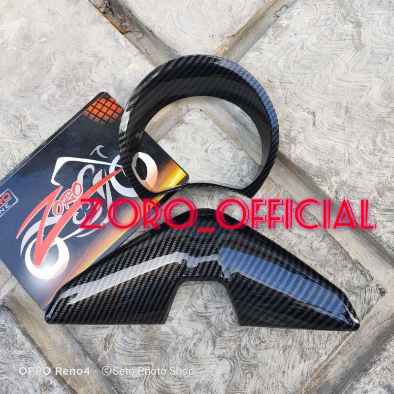 Cover Stang Nmax Carbon ZORO / Cover Kilometer Nmax Carbon ZORO