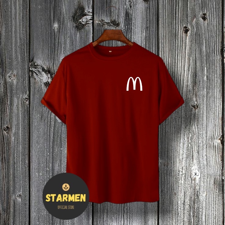 Kaos Distro Unisex Mcd Katun Combed 30s / sablon polyflex /polyflex premium / Pakaian Pria Wanita Atasan Cowok Cewek /kaos kekinian / kaos viral / tshirt tumbrl tee basic /SIZE M , L , XL , XXL / kaus oblong oversize kaos murah best seller ready