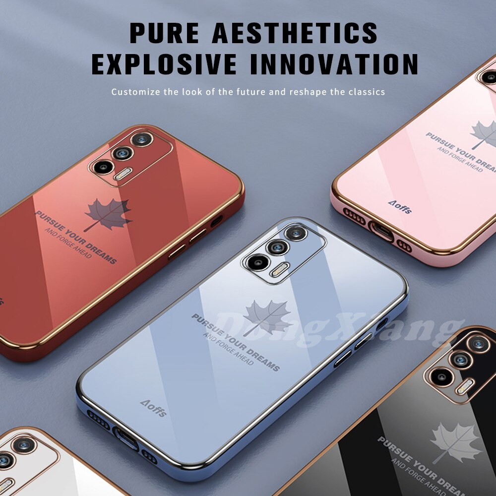 Soft Case Motif Daun Maple Untuk Oppo A57 2022 A16 A54 A15 A15S Reno 6 5G Reno5 A53 A3S A5S A5 A9 A7 A12 A52 A92 A16