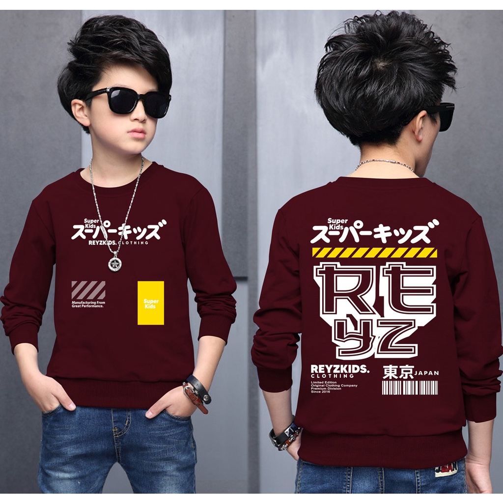 Switer Reyz Terbaru / Sweater Anak Laki-laki /  Sweeter Gaming Bahan Babyterry / FLAVA_STORE