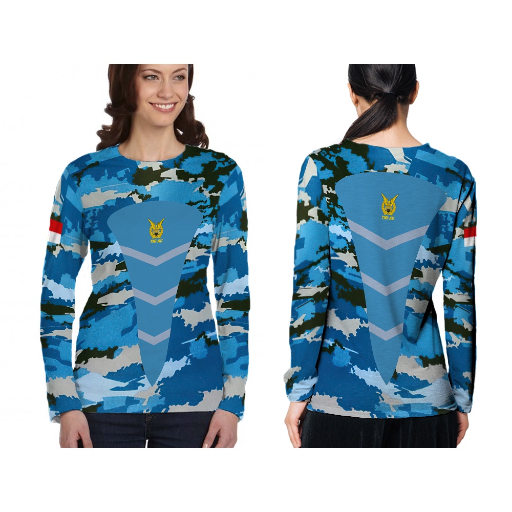 KaosArmy - Kaos TNI-AU Original | Kaos TNI-AU Wanita | Kaos TNI-AU Loreng