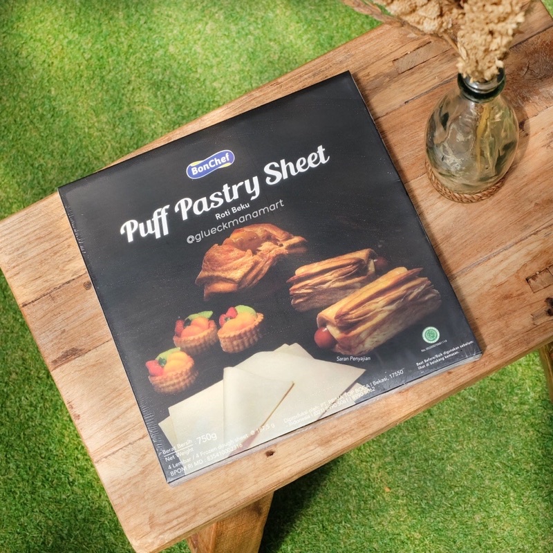 

bonchef puff pastry sheet mix butter individual 12x750gram