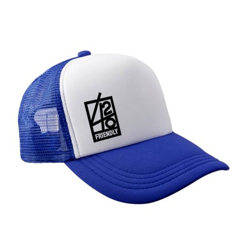 Trucker 420 Friendly White - Putih Jaring Biru Premium