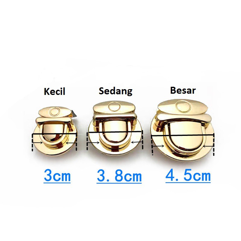 Kunci sodok tas BULAT premium quality