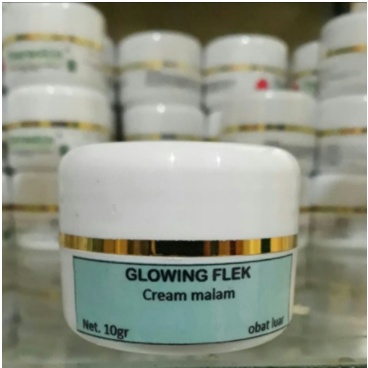 Glowing Flek / Cream Flek / Cream Malam Untuk Flek Hitam