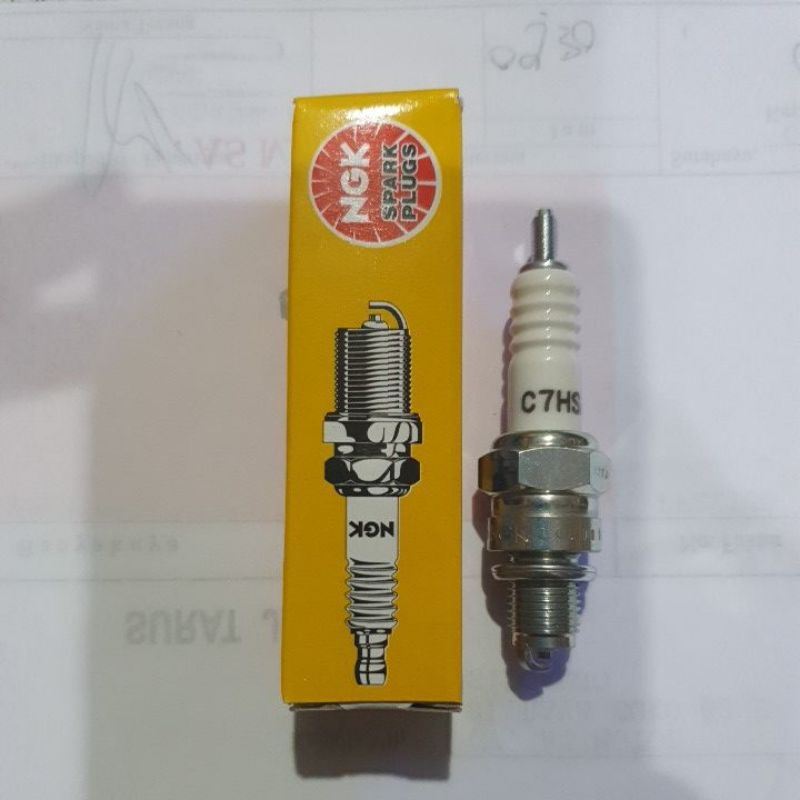 Busi 4T C7hsa NGK untuk grand, shogun, kaze, smash, shogun, crypton ASLI