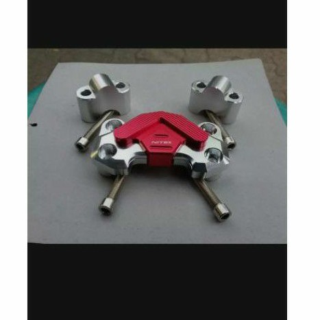 TUTUP RAISER STANG BAR CLAMP NITEX VIXION BYSON CB150R SCORPIO DLL