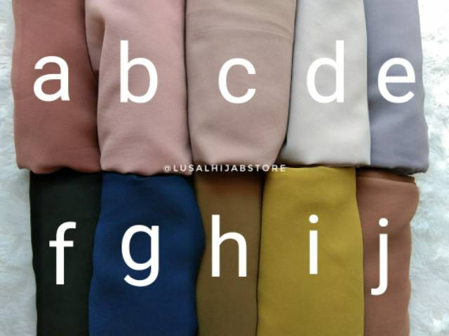 PASHMINA INNER Menyatu By Adelus / Nirmana Instant Shawl