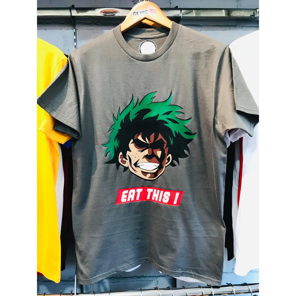 Kaos Deku All Might Boku no Hero Color Grey