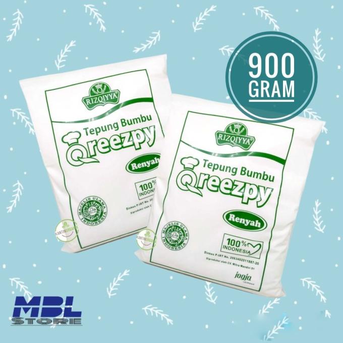

Qreezpy Tepung Bumbu Non MSG 900 g