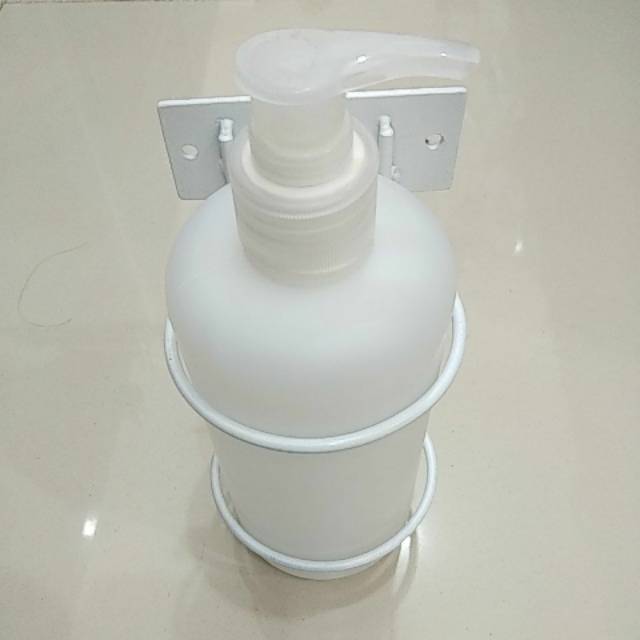 Bracket hand sanitizer 500ml +botol kosong hand sanitizer 500ml