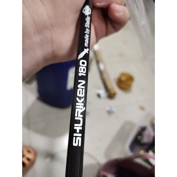 Bahan carbon solid 180cm carbon shiuriken