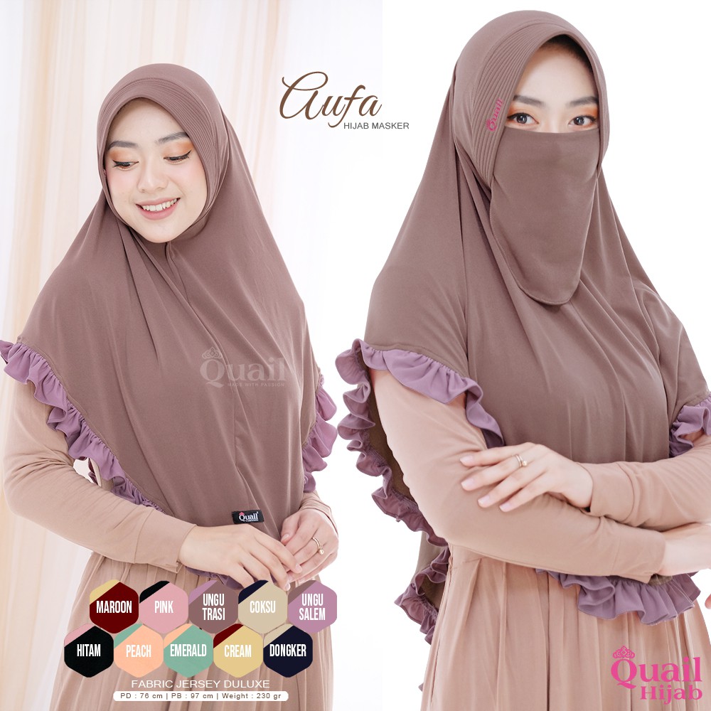 Aufa Hijab Masker Original by Quail