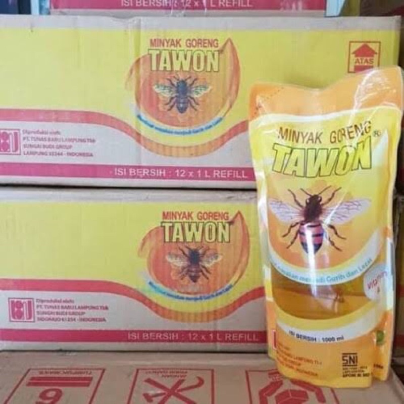 Minyak Goreng Tawon 1L 900ml 500ml 1 Karton Dus - Jagomart Solo