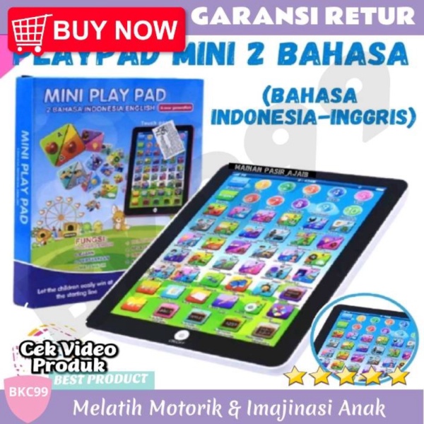 

F43 Mainan Edukasi Anak Perempuan Laki Laki Playpad Berhitung Membaca Limited