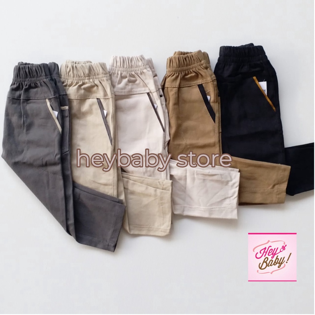 heybaby CELANA CHINO PANJANG Celana Anak 1thn s/d 9thn Laki-laki Dan Perempuan Bisa Pilih
