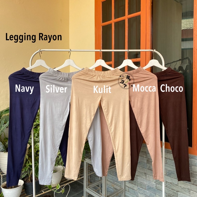 LEGGING KAOS RAYON Ukuran Wanita Remaja Dewasa