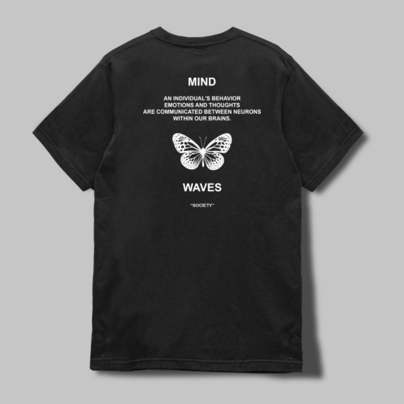 FAILOFFICIAL T-SHIRT - MIND WAVES 03 BLACK