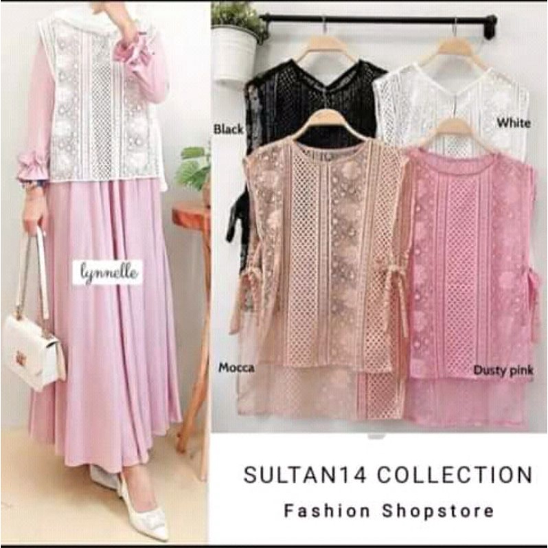 vest brokat/rompi brukat/brokat atasan/burkat modern/vest wanita/outer brokat/vest wanita/kardigan