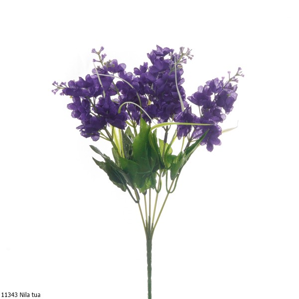 Bunga Plastik Artificial Lavender 1134-Nila tua
