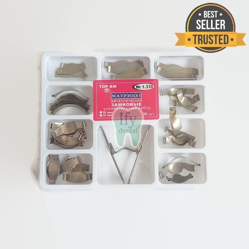 Dental Matrix Sectional,  Matrix interproximal clamp  36pcs/box, Matrik Secsional