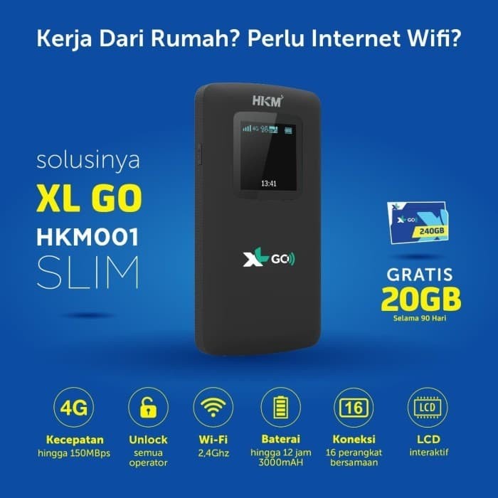MIFI MODEM WIFI 4G XL GO MOVIMAX MV003 FREE 60GB 60HARI [BEST SELLER]