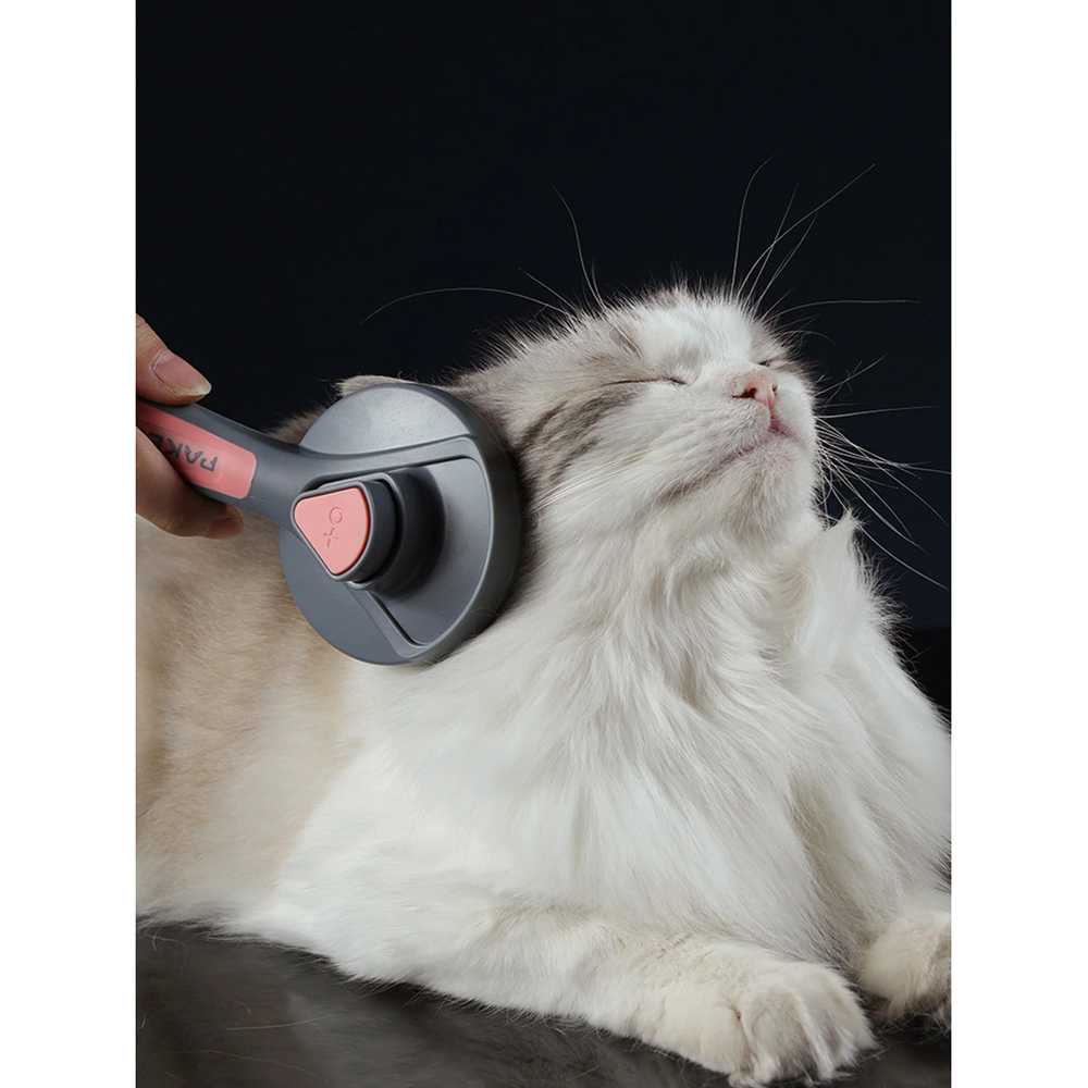 Sisir Bulu Anjing Kucing Anabul Otomatis PAKEWAY Grooming Brush Hair Removal Comb Slicker Brush