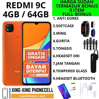 XIAOMI REDMI 9C 4/64 RAM 4GB ROM 64GB GARANSI RESMI TAM