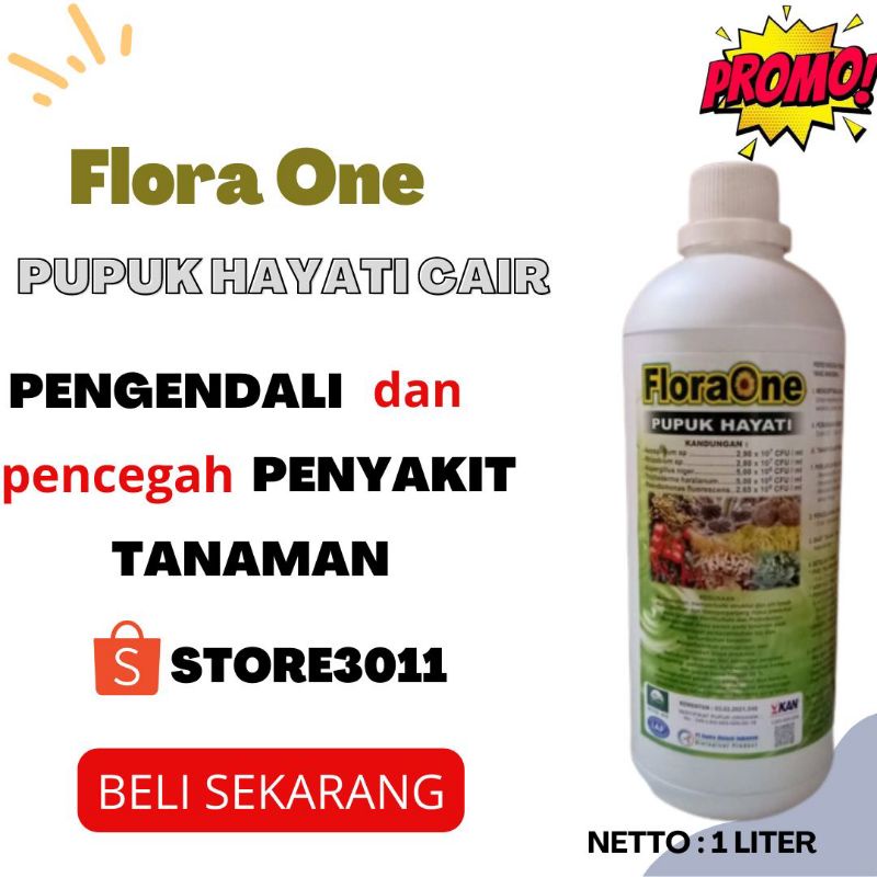 Floraone Pupuk Hayati Fungsida Hayati Tricoderma cair 1 Liter
