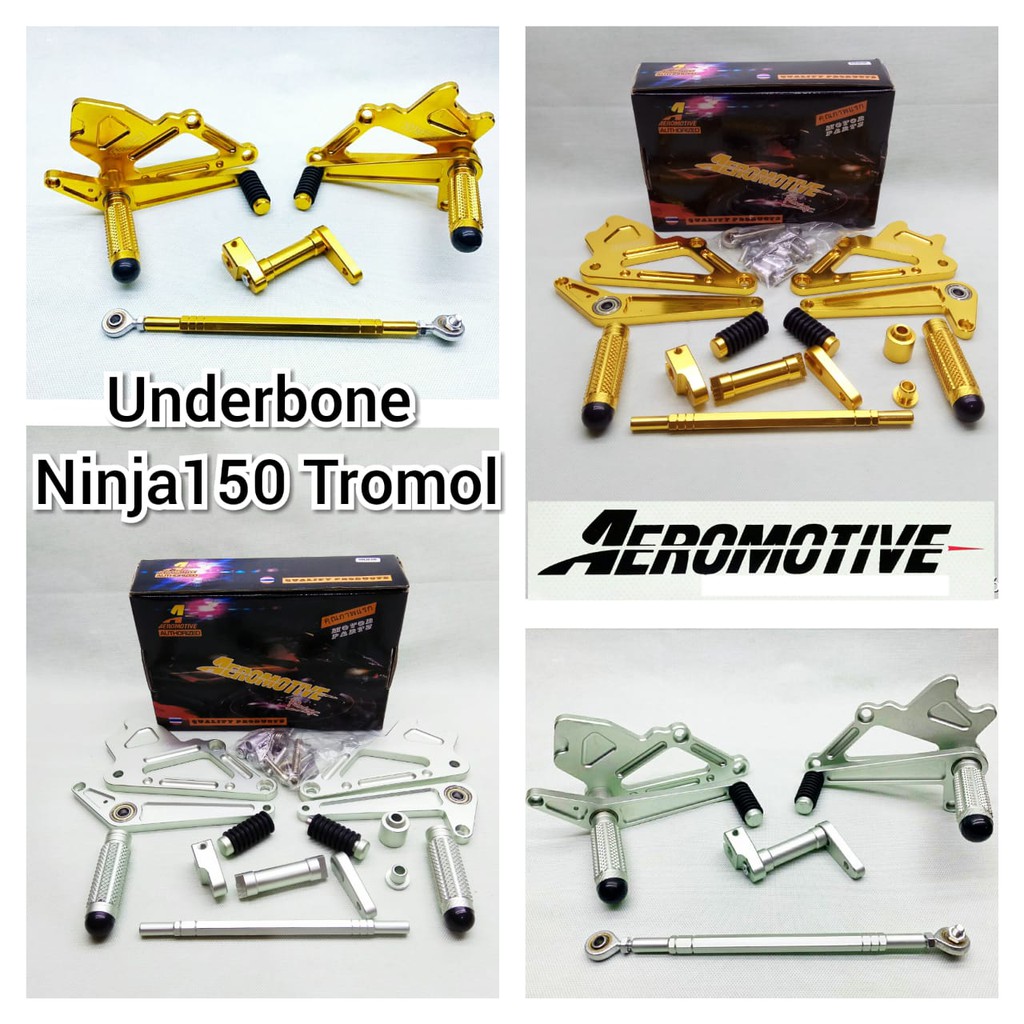 AEROMOTIVE UNDERBONE Ninja 150 / R / RR Tromol Belakang