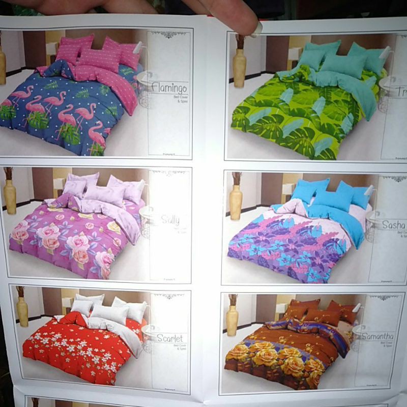 bed cover 1 set lady rose 180x200