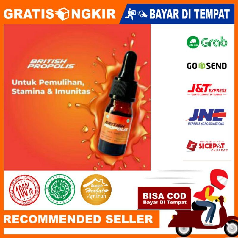 Propolis British Asli Original  isi 6 ml