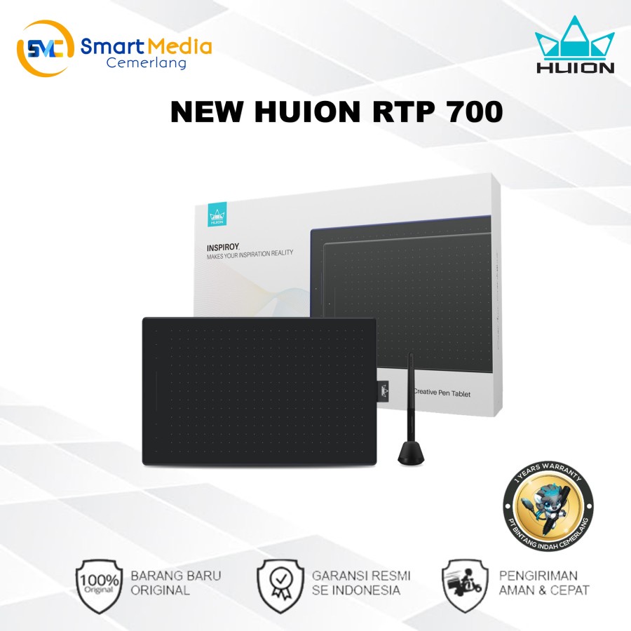 HUION PEN TABLET RTP 700 DRAWING TABLET