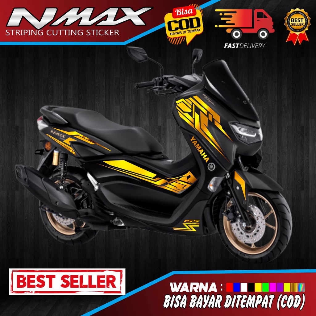 STICKER LIS BODI NMAX BARU CUTTING VARIASI LIS BODI NMAX KEREN