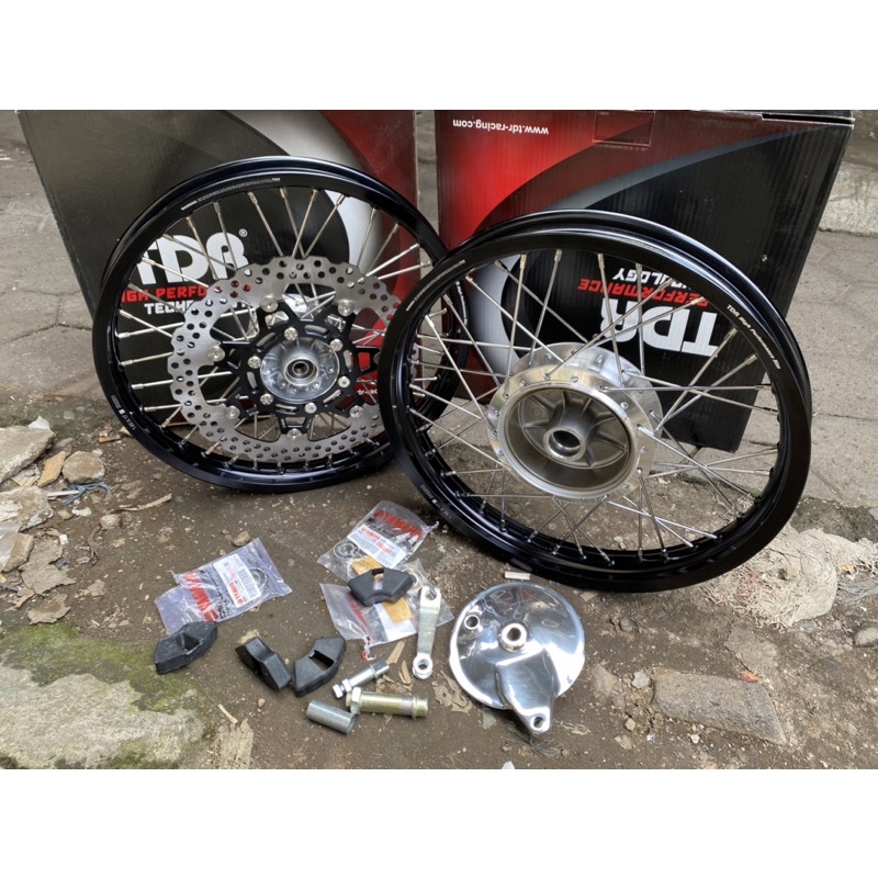 velg tdr set tromol king bubut cnc set tromol depan dtraker bubut cnc pelk tdr komplit