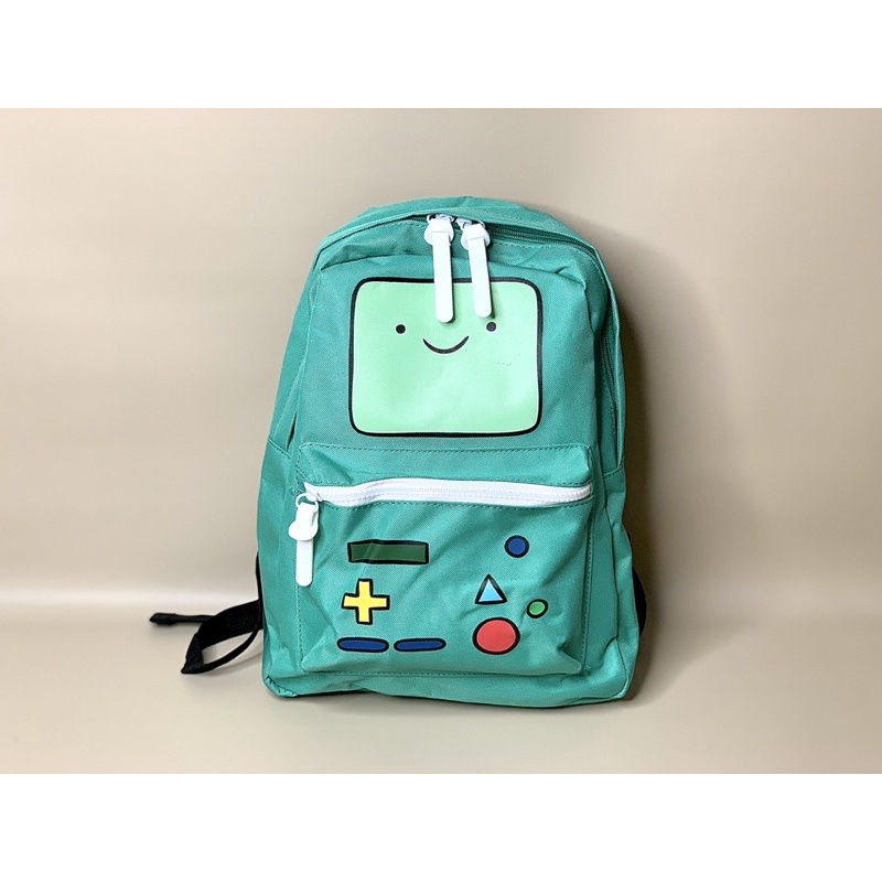 MINISO Backpack Tas Ransel Green Adventure Time Original