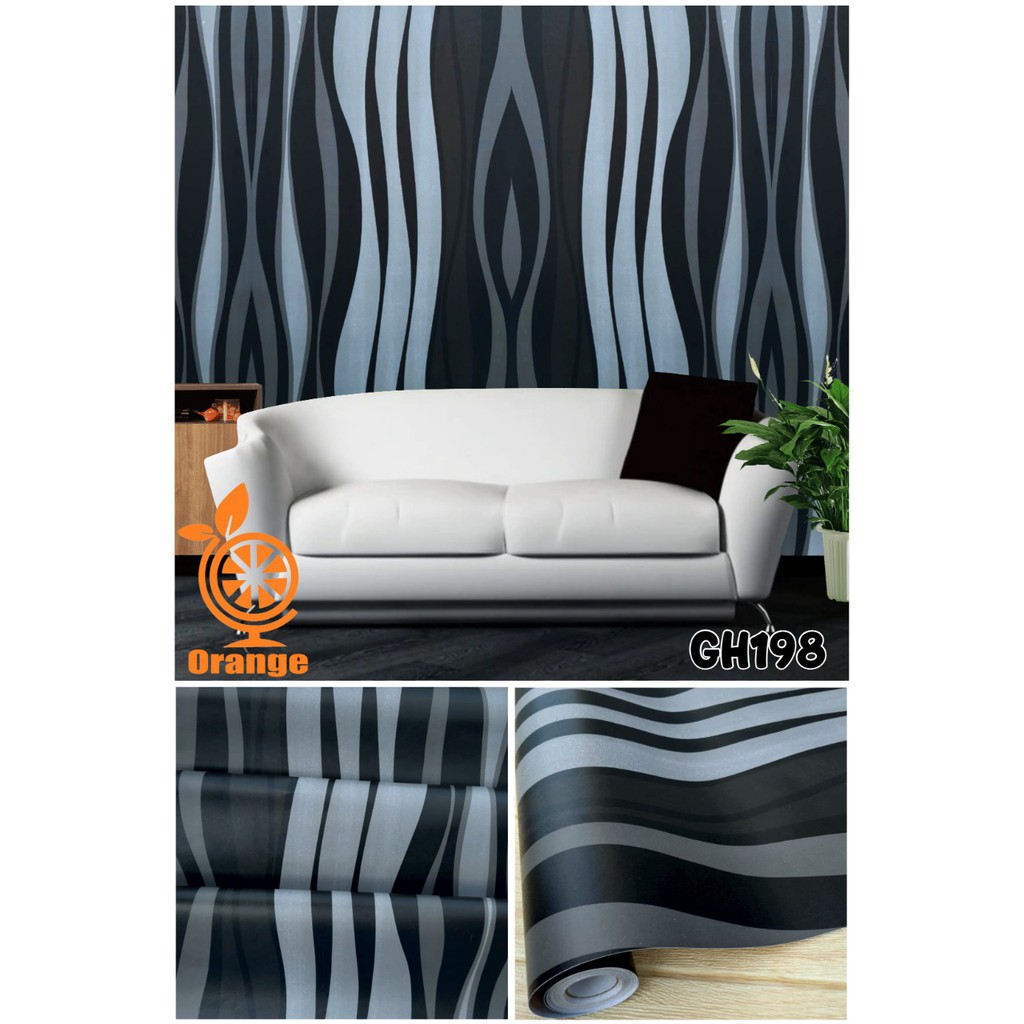 Wallpaper dinding 3d motif elegant / Wallpaper dinding kamar tidur anak wallpaper stiker dinding rumah Motif Kotak 3D Ungu Ukuran 45Cmx10meter-GH198