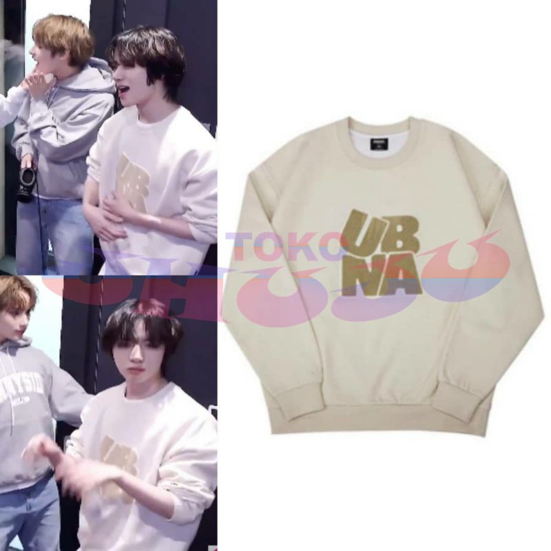 Basic Sweater TXT Beomgyu style UBNA sablon gold