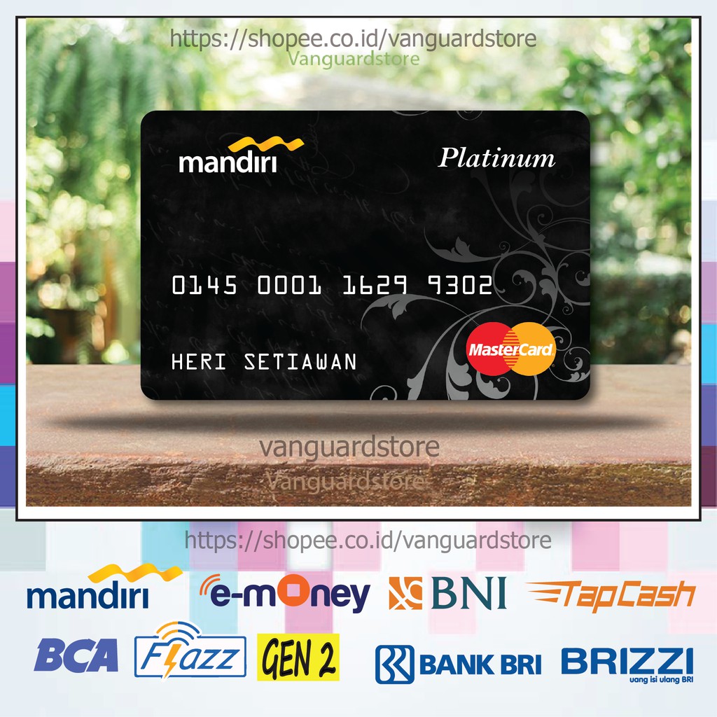 KARTU E MONEY E TOLL DEBIT CARD MANDIRI MASTER PLATINUM 3 EMONEY MANDIRI FLAZZ BCA TAPCASH BRIZZI