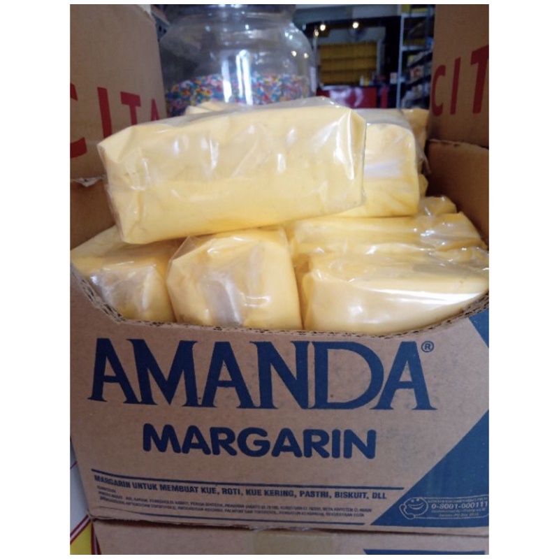 

amanda margarine kemasan repack 500gr