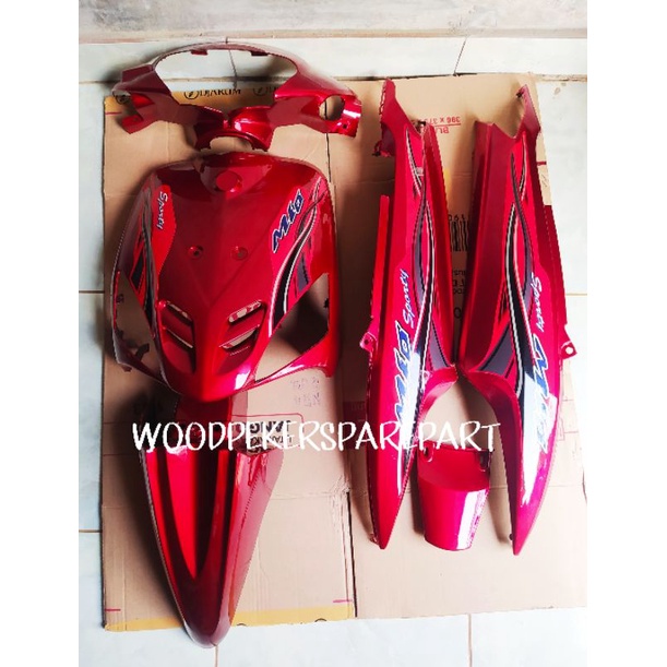 FULL BODI HALUS YAMAHA MIO SPORTY MERAH MAROON 2005