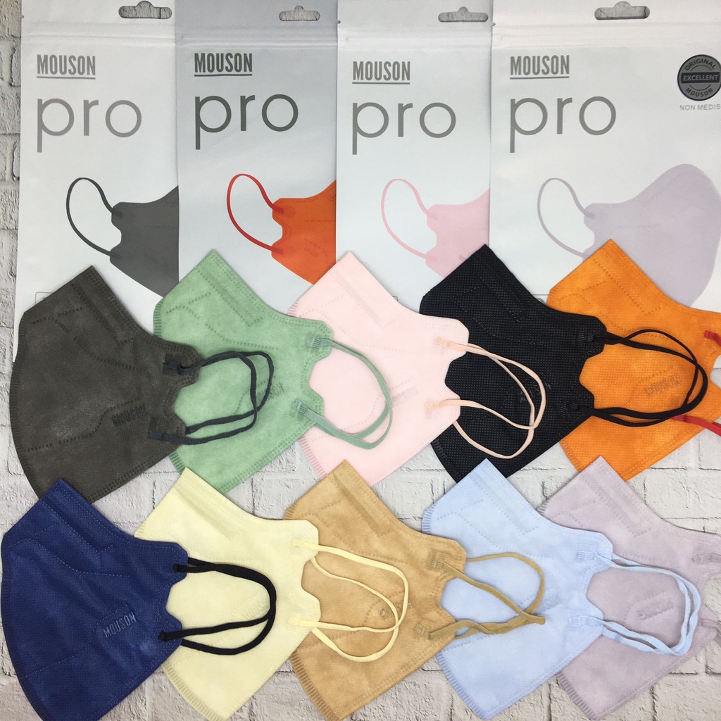 Masker KN95 Pro Mouson 5ply Model Korea KN95pro Motif 1pack isi 10pcs Embos