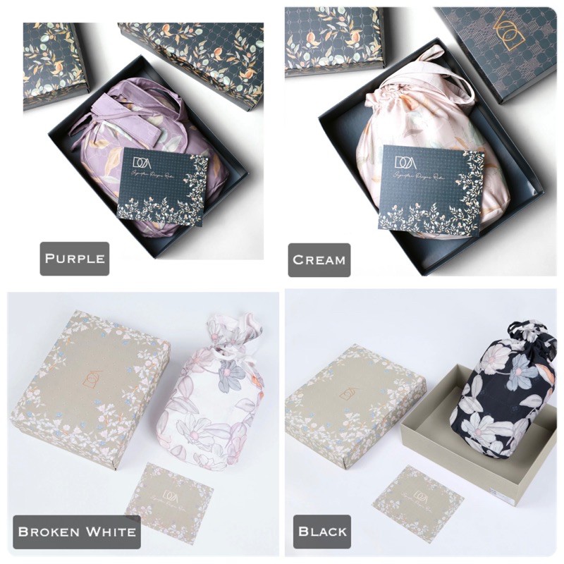 READY MUKENA PREMIUM SATIN PRAYER ROBE DOA INDONESIA HAJJ SERIES (NEW & ORIGINAL)