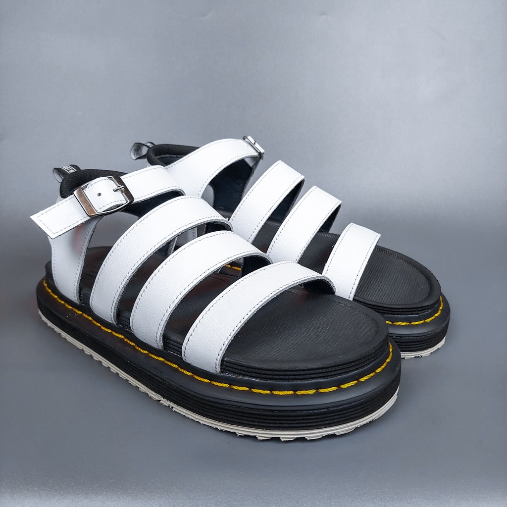 Sandal Wanita Smurf Footwear - Deneuve White - Sandal dr.martens Original