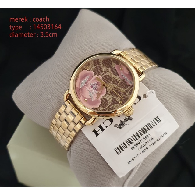 Jam tangan coach original flower